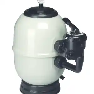 filtro-aster-depuradora-piscina-astralpool-1 | PisciManía Above-ground pool sand filter with a multiport valve and pressure gauge on top