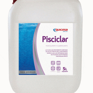 Pisciclar clarificante instantaneo. Floculante coagulante. Quicesa