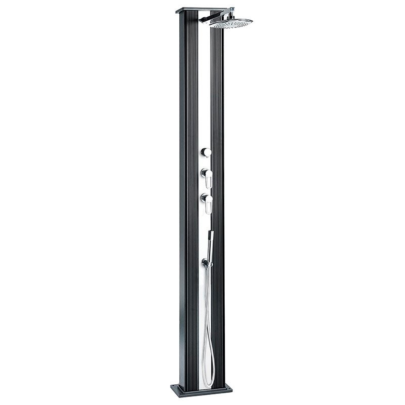 ducha-hibrida-dada-straight-formidra-inox-antracita | PisciManía