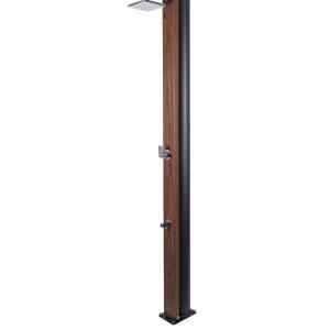 Ducha Solar Natur Teak para piscinas. CRM