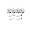 Conjunto de ruedas limpiafondos 1 1/2" aquallice