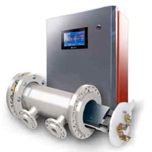 Clorador salino industrial EX-80+ con bomba invicta | Idegis