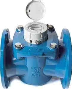 Contador de agua Zenner de hélice tipo Woltman con bridas