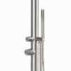 Ducha de exterior Jdeal Sylt en acero inox con teleducha