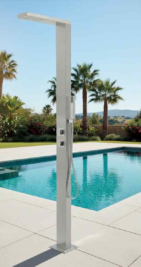 Ducha Design CRM en acero inox AISI 316 | PisciManía Ducha Design CRM en acero inox AISI 316