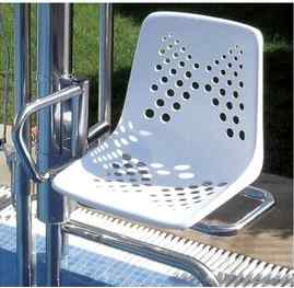 Elevador hidráulico fijo para piscina en acero AISI 316 150 kg | PisciManía Elevador hidráulico fijo para piscina en acero AISI 316 (150 kg)