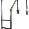 Escalera asimétrica Hayward para piscina en acero AISI 316L
