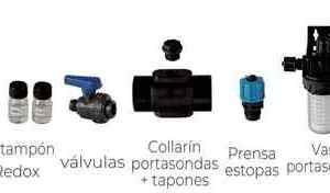 Kits de pH, Redox, cloro libre y pantallas para clorador Hayward Aquarite+