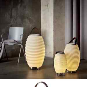 Lámpara Synergy 3 en 1: luz LED, altavoz Bluetooth y enfriador de botellas