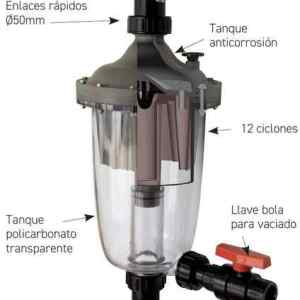 Prefiltro centrífugo Waterco Multicyclone